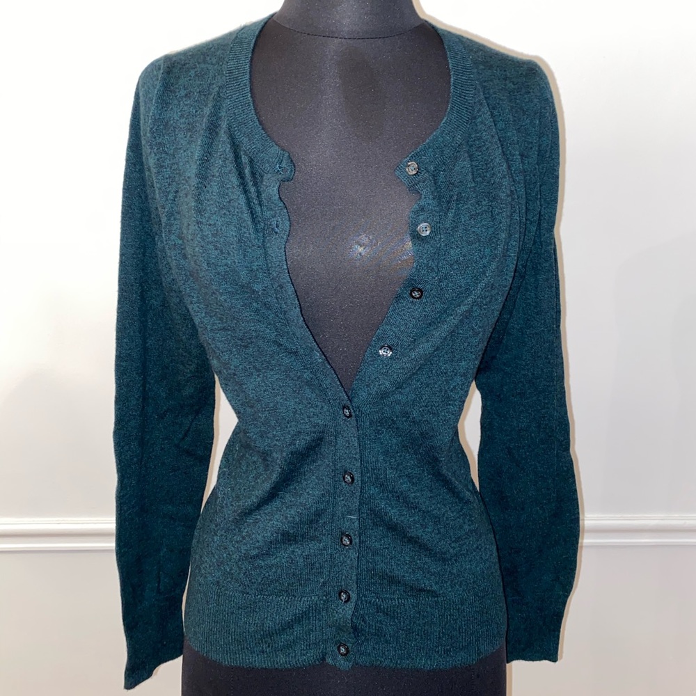 Old Navy crew neck cardigan.